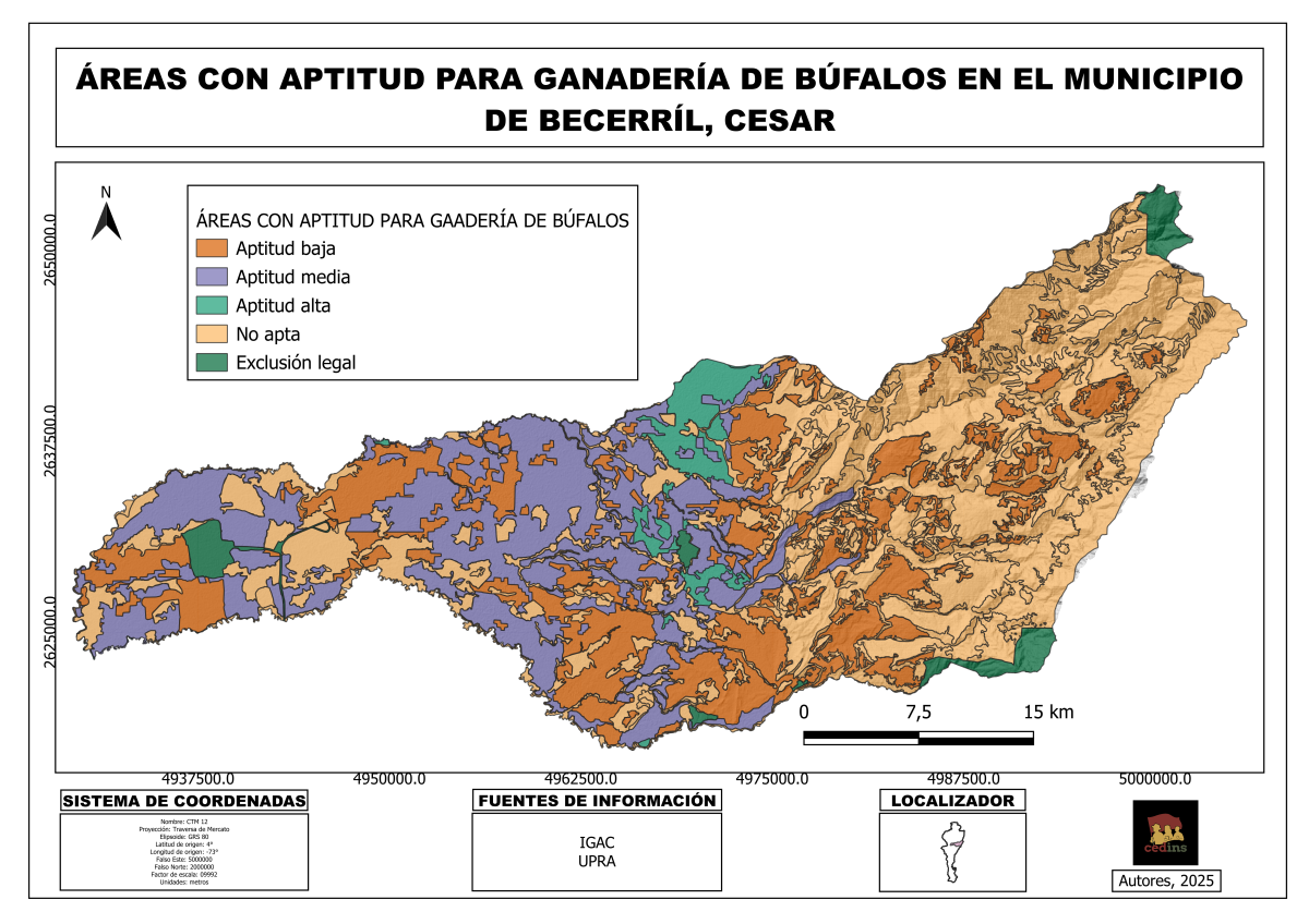 Areas aptitud ganaderia bufalos