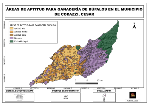 Areas aptitud bufalos