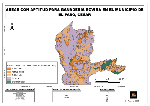 Areas aptitud ganaderia bovina 