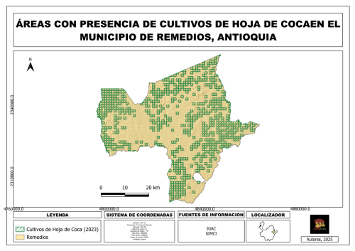 Areas coca