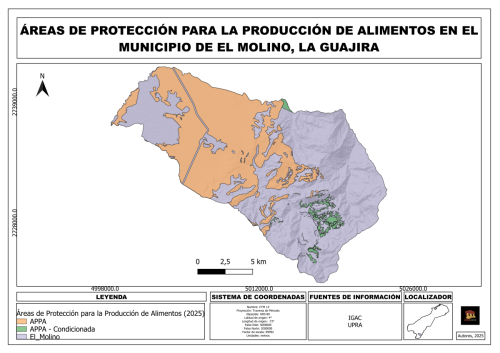 Areas proteccion produccion alimentos 